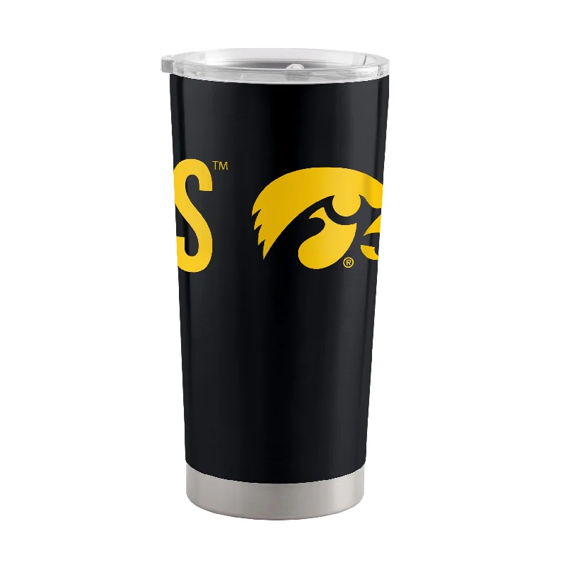 Personalized Team Mugs For Special Guests-Iowa Overtime 20oz Stainless Tumbler