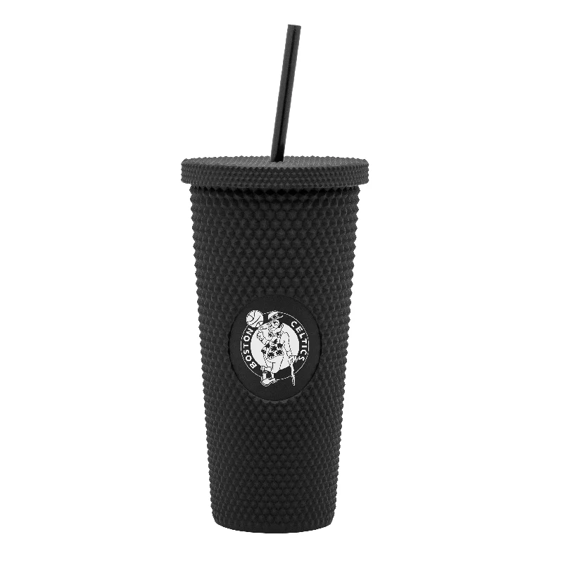 Custom Team Mugs With Exclusive Designs-Boston Celtics 24oz Studded Tumbler