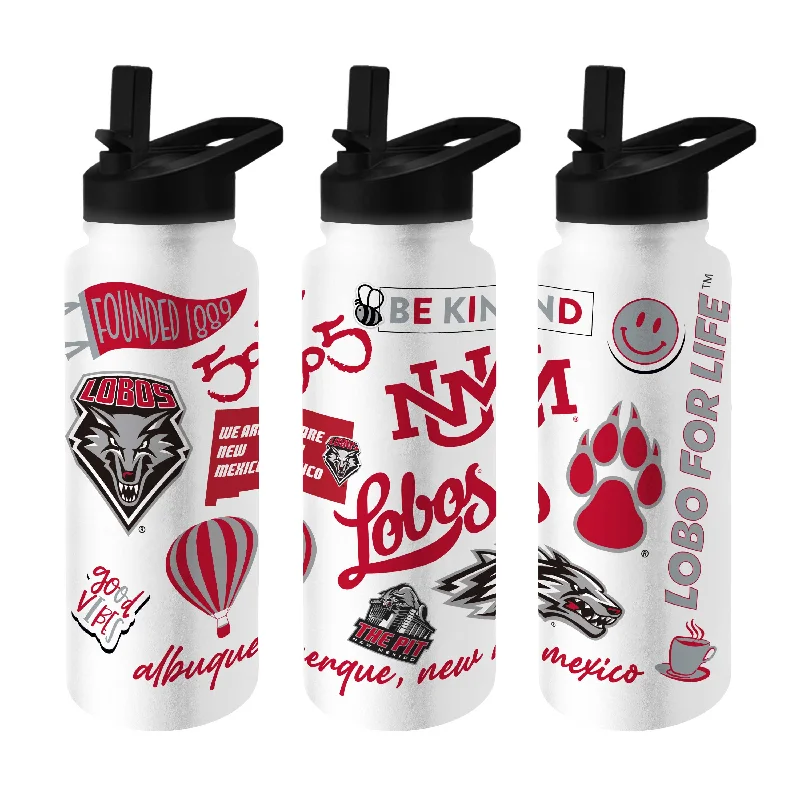 Team Mugs For Fans-New Mexico 34oz Native Quencher Bottle