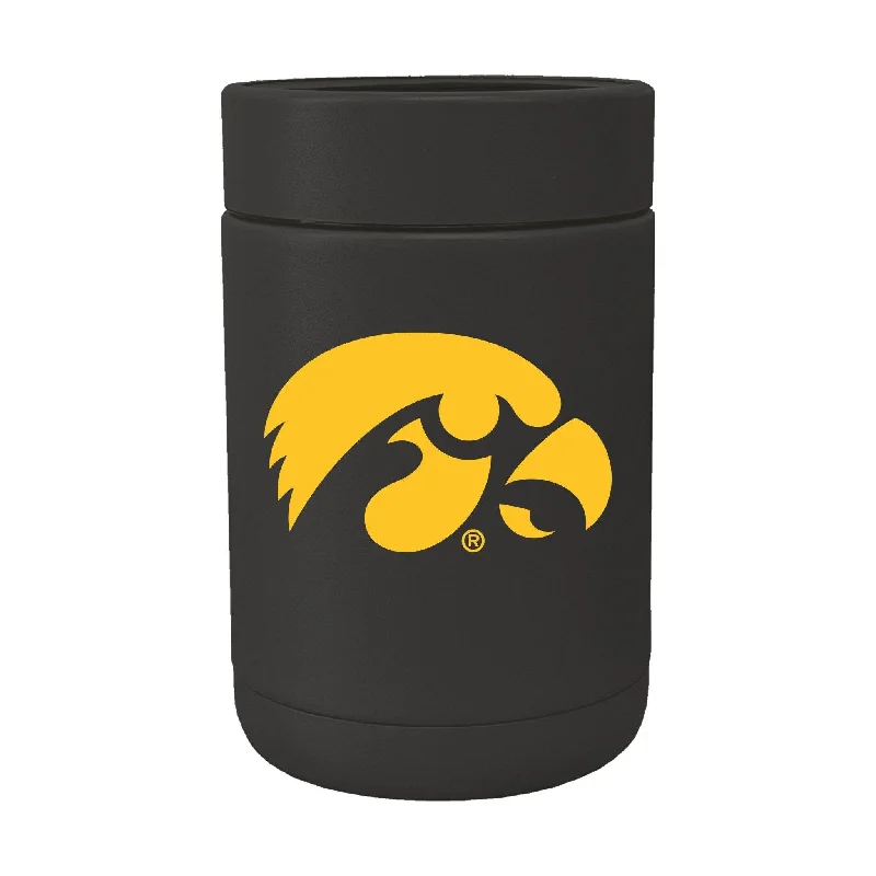 Team Mugs With Custom Text for Special Events-Iowa Flipside Powder Coat Coolie